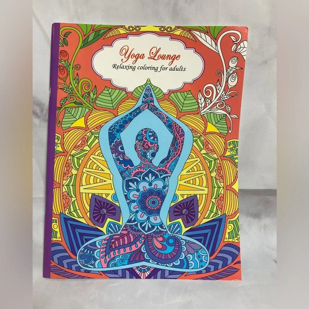 Vision St. Yoga Lounge Relaxing Coloring For Adults 24 Pages